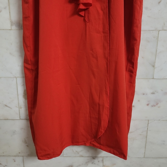 🌷Vero Moda Red Ruffled Dress🌷 - Picture 5 of 13